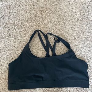 Black lululemon sports bra